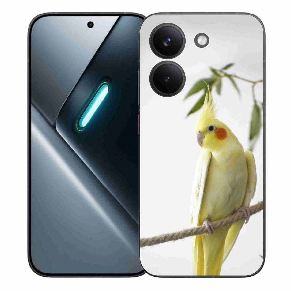 Gél borítás mmCase a Xiaomi Poco X8 Pro számára - papagáj korela chocholatá
