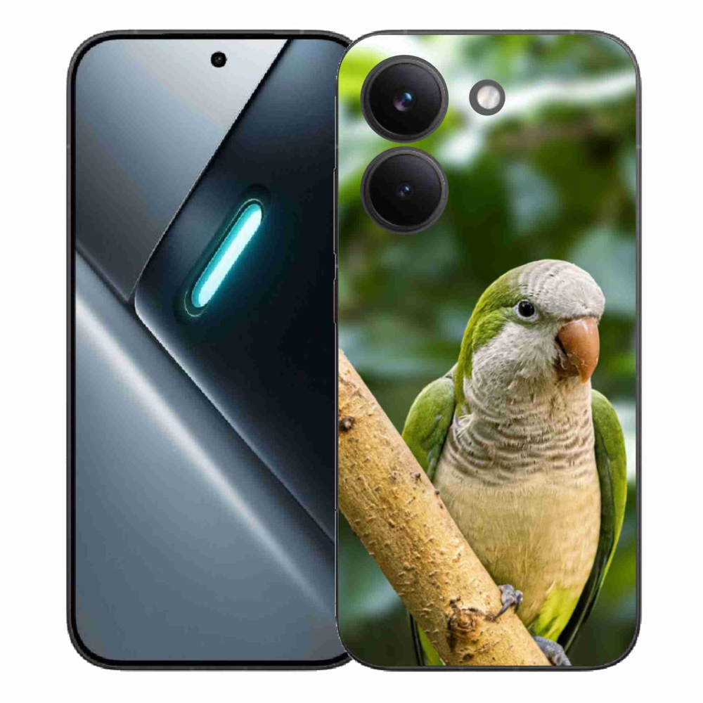 Gél borítás mmCase a Xiaomi Poco X8 Pro készülékhez - papagáj