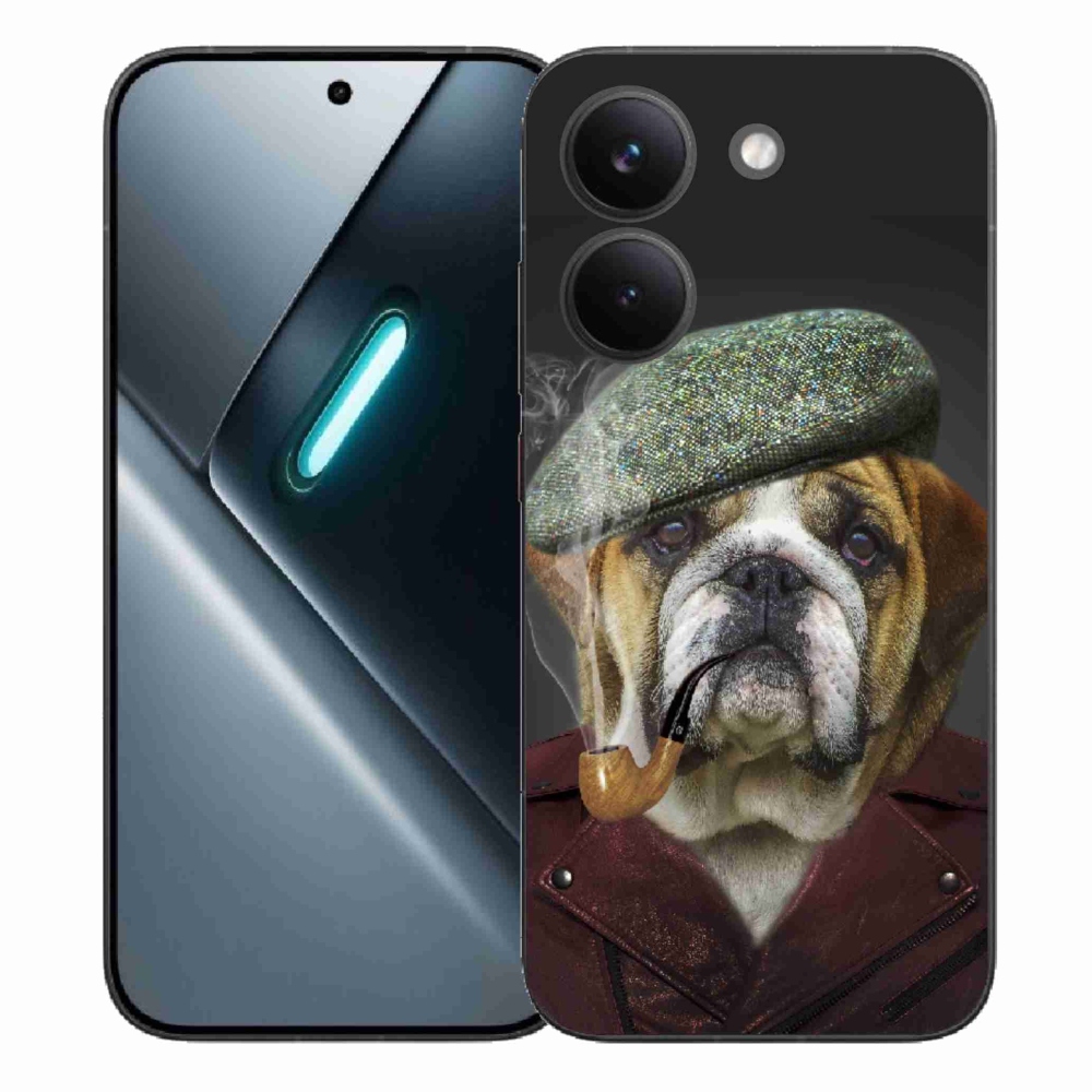 Gél borítás mmCase a Xiaomi Poco X8 Pro számára - kutya csővel