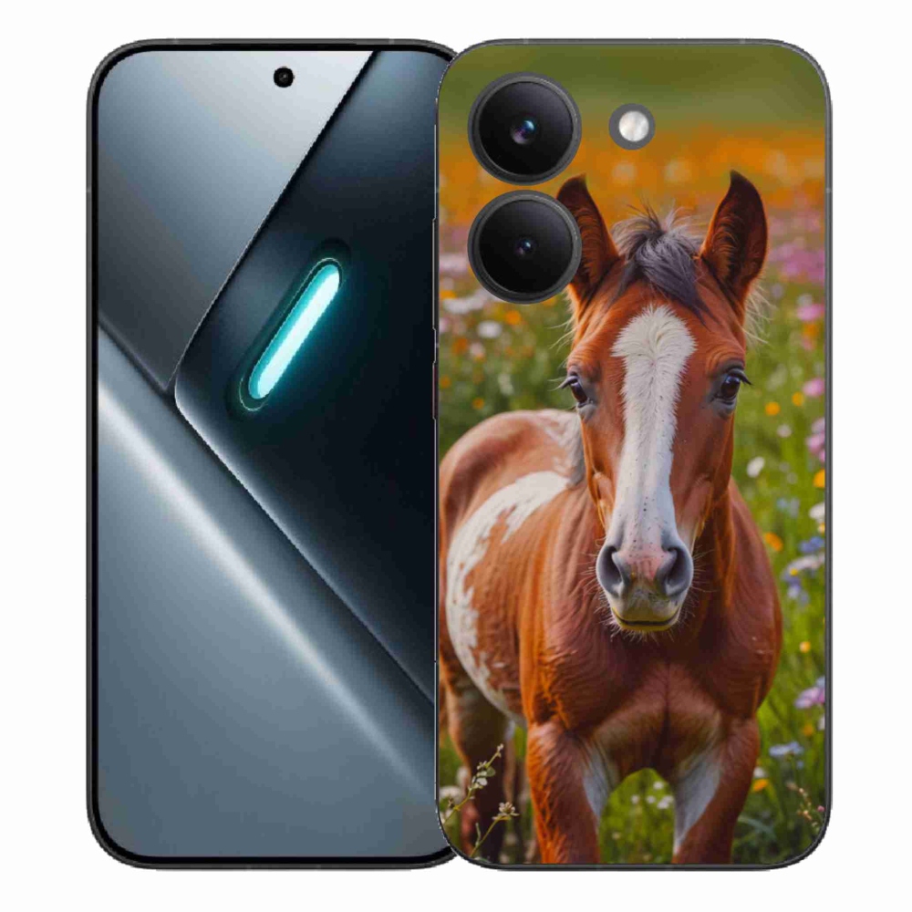 Gél borítás mmCase a Xiaomi Poco X8 Pro számára - aranyos csikó