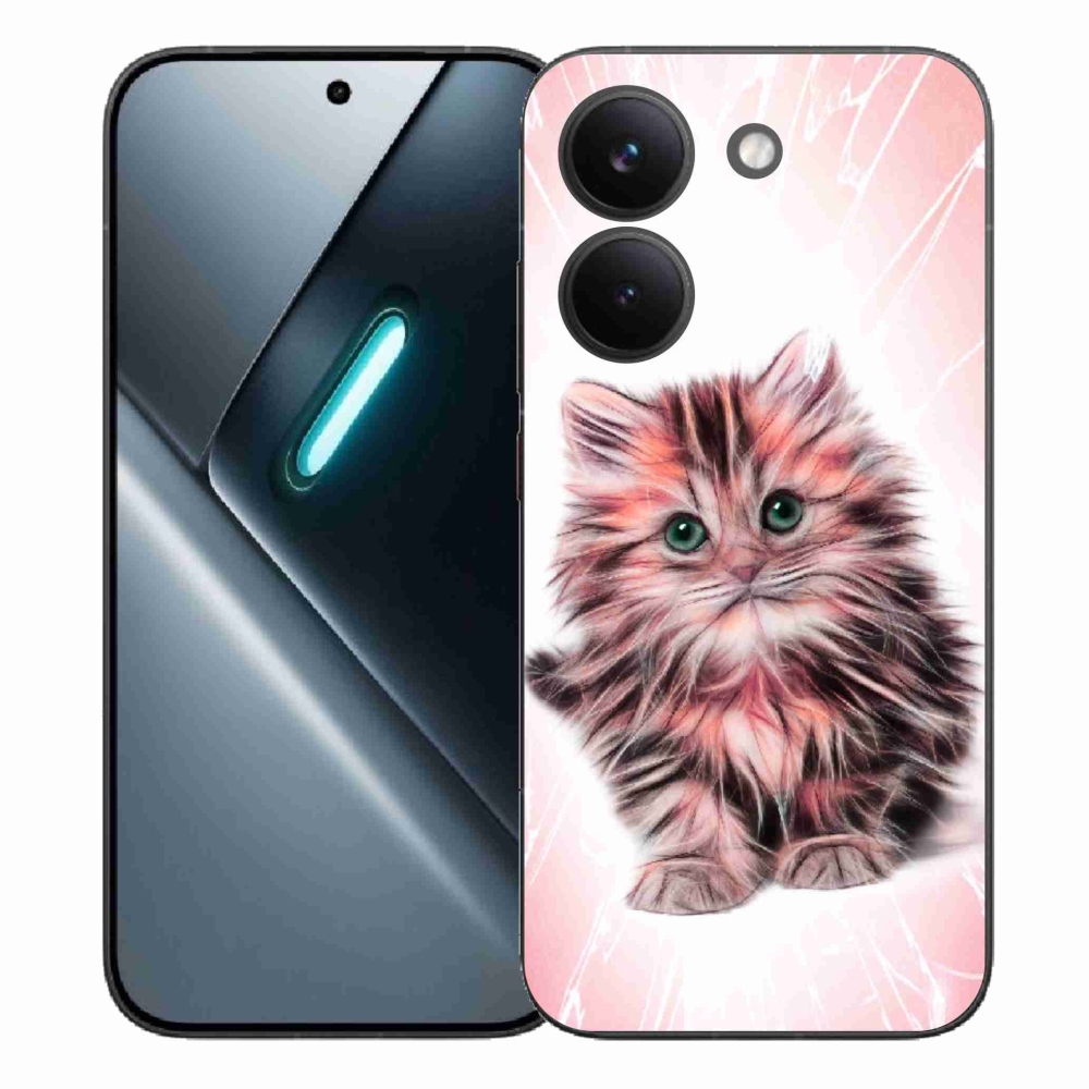 Gél borítás mmCase a Xiaomi Poco X8 Pro számára - aranyos cica