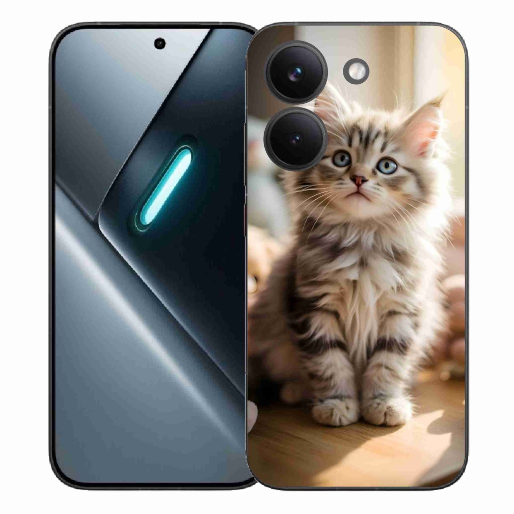 Gél borítás mmCase a Xiaomi Poco X8 Pro számára - aranyos cica 10