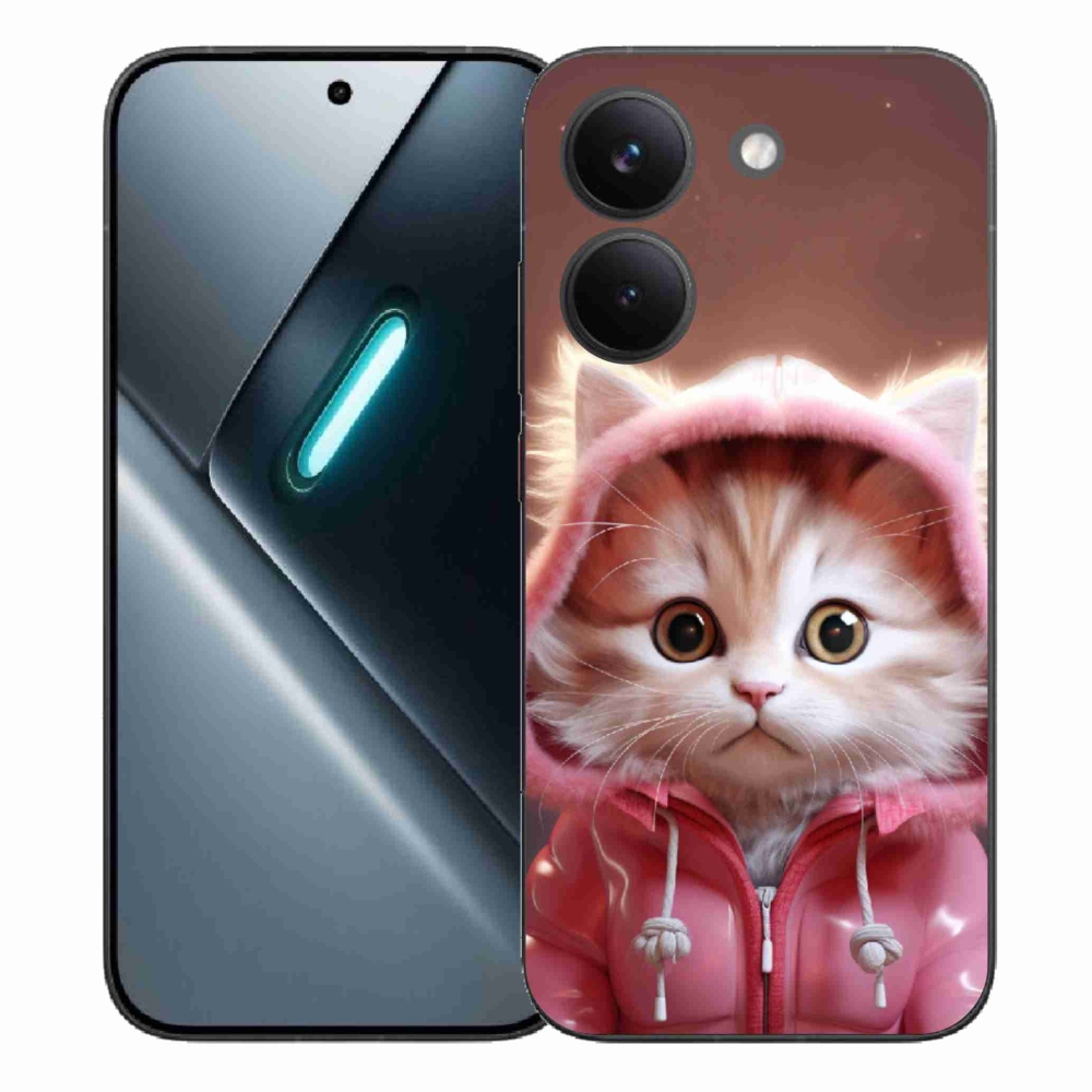 Gél borítás mmCase a Xiaomi Poco X8 Pro számára - aranyos cica 3