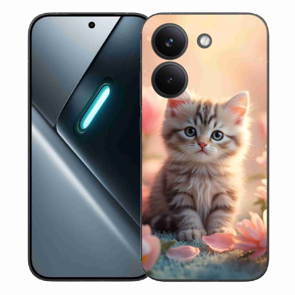 Gél borítás mmCase a Xiaomi Poco X8 Pro számára - aranyos cica 8