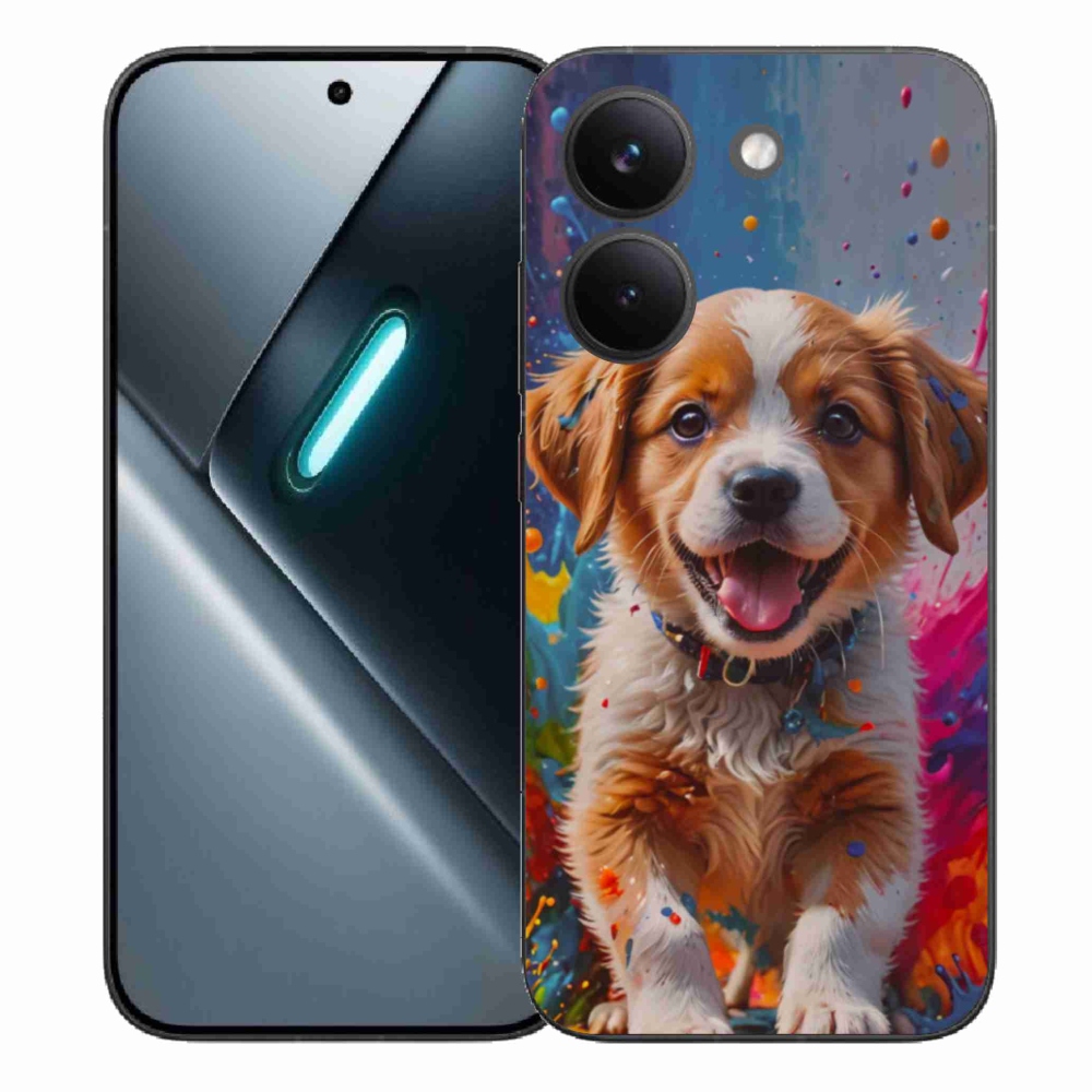 Gél borítás mmCase a Xiaomi Poco X8 Pro számára - aranyos kiskutya 3