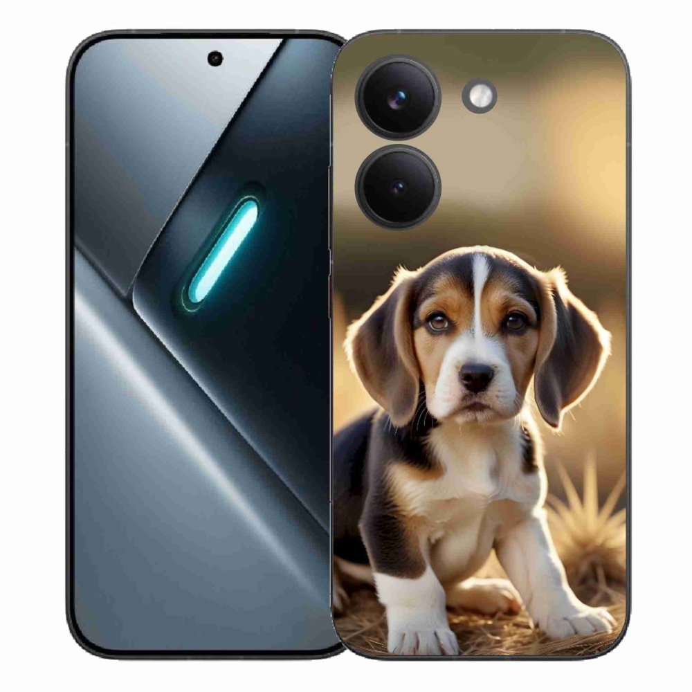 Gél borítás mmCase a Xiaomi Poco X8 Pro számára - aranyos beagle