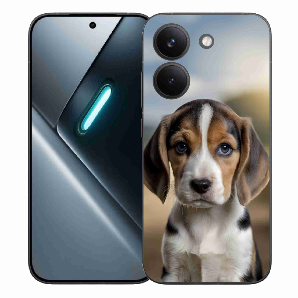 Gél borítás mmCase a Xiaomi Poco X8 Pro számára - aranyos beagle