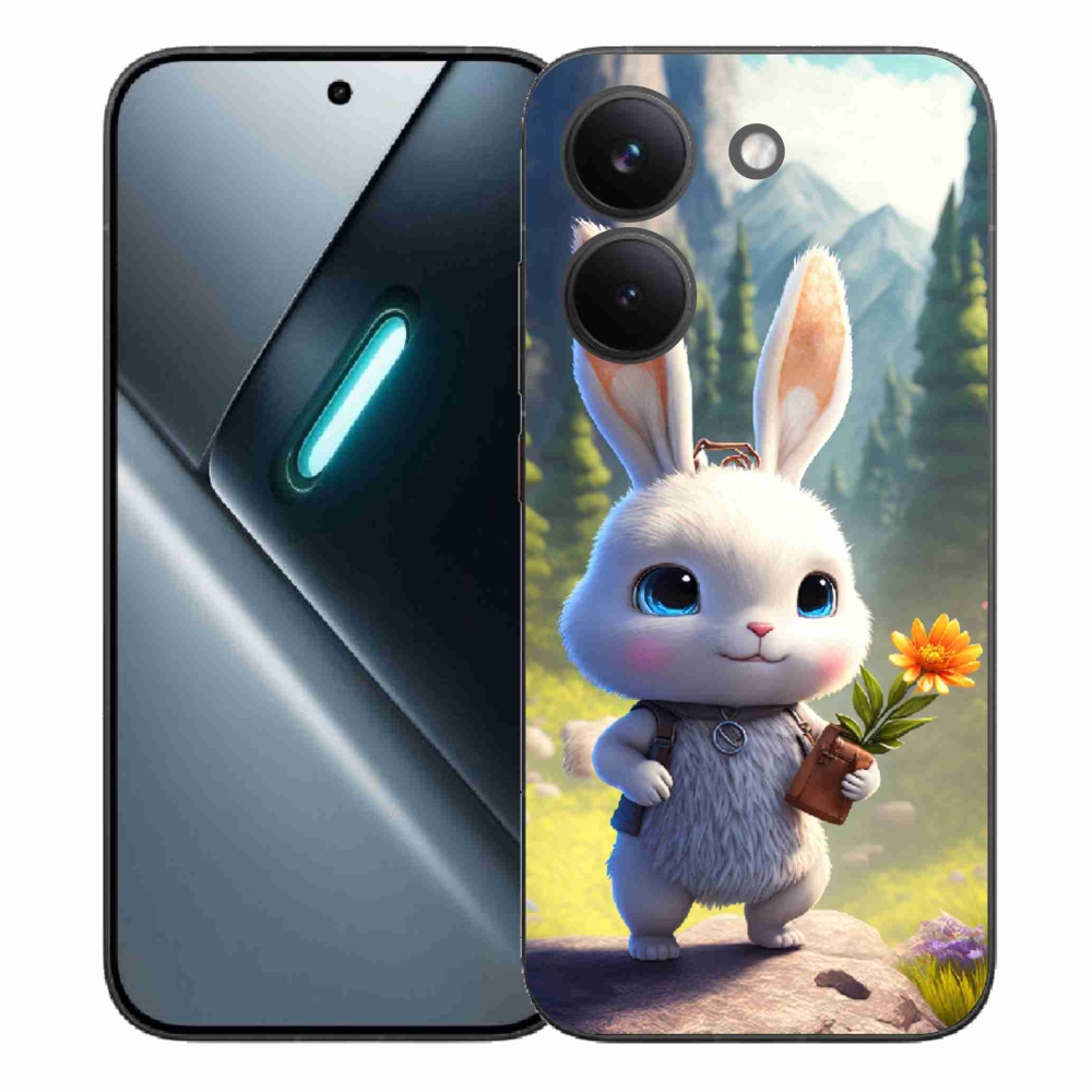 Gél borítás mmCase a Xiaomi Poco X8 Pro számára - aranyos nyuszi