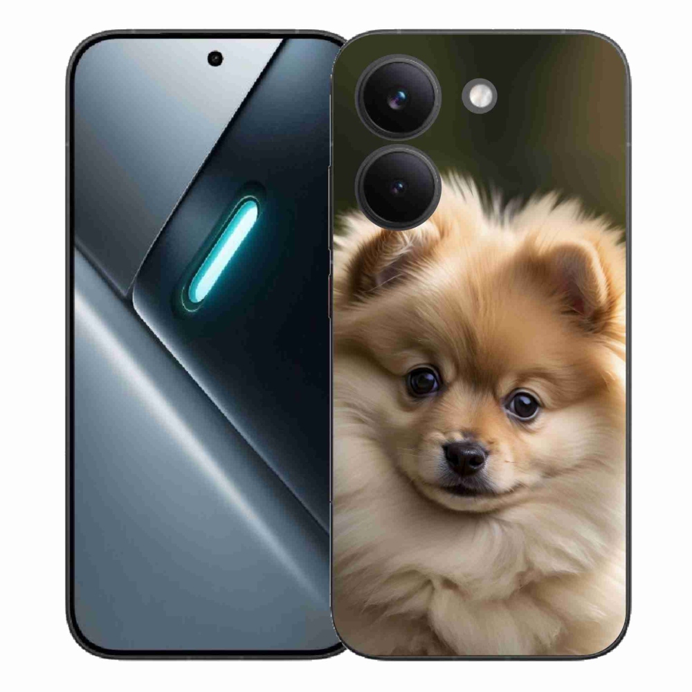 Gél borítás mmCase a Xiaomi Poco X8 Pro számára - aranyos pomerániai 2