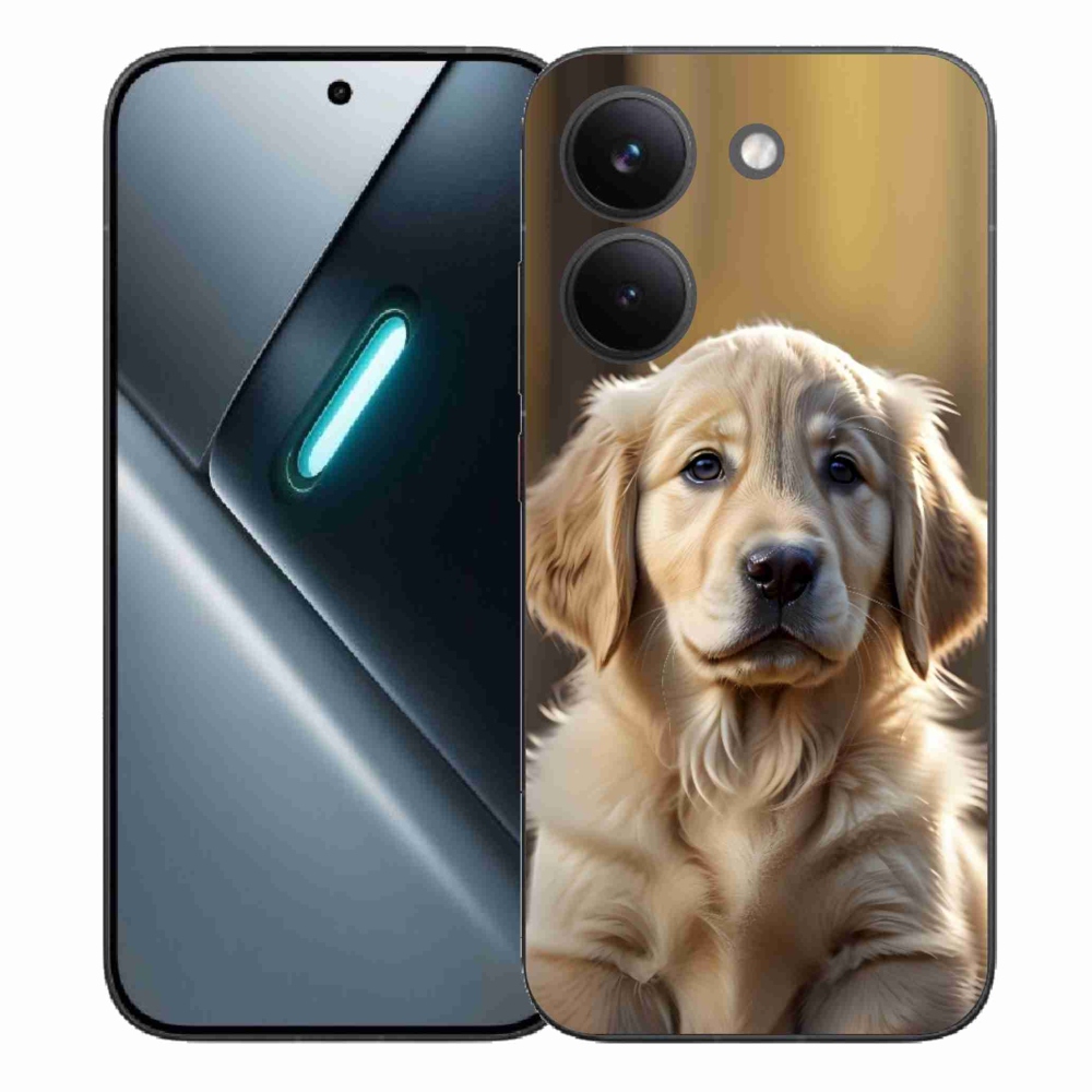 Gél borítás mmCase a Xiaomi Poco X8 Pro számára - aranyos arany retriever