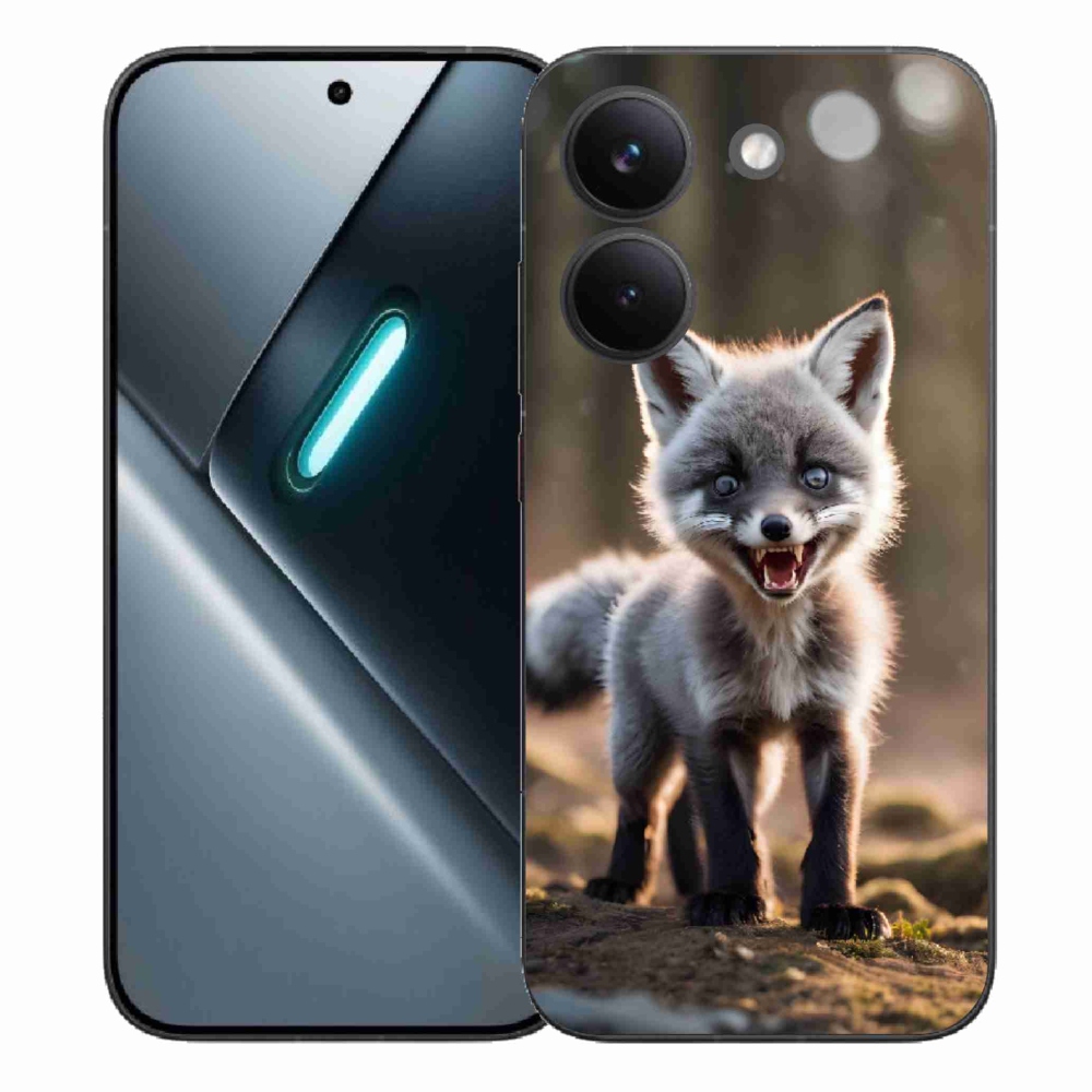 Gél borítás mmCase a Xiaomi Poco X8 Pro számára - angry fox