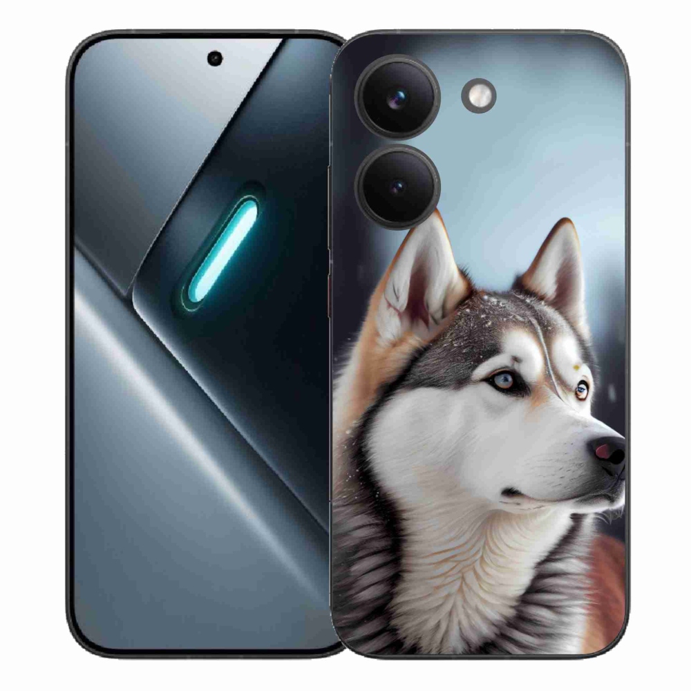 Gél borítás mmCase a Xiaomi Poco X8 Pro számára - Szibériai husky