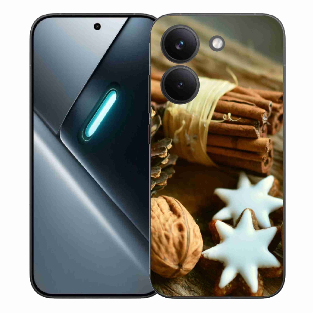 Gél borítás mmCase a Xiaomi Poco X8 Pro számára - fahéj és mézeskalács