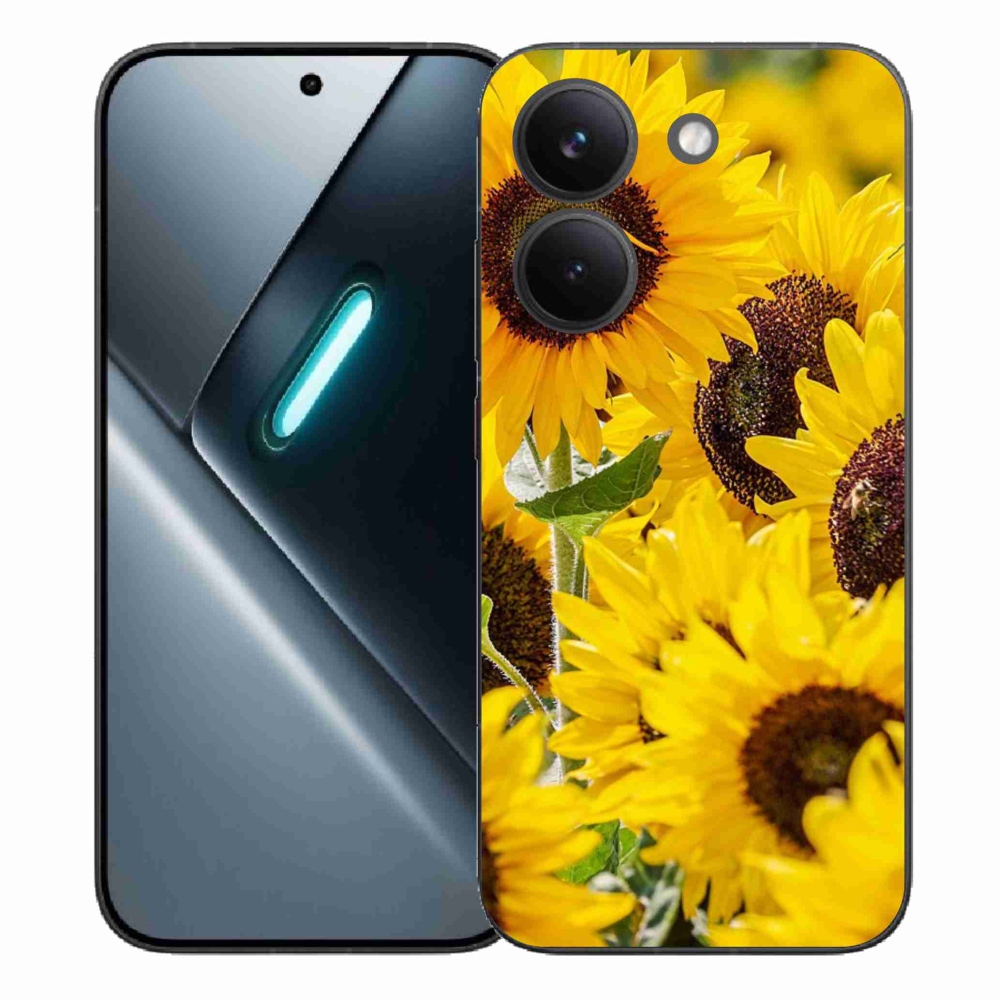 Gél borítás mmCase a Xiaomi Poco X8 Pro számára - napraforgó