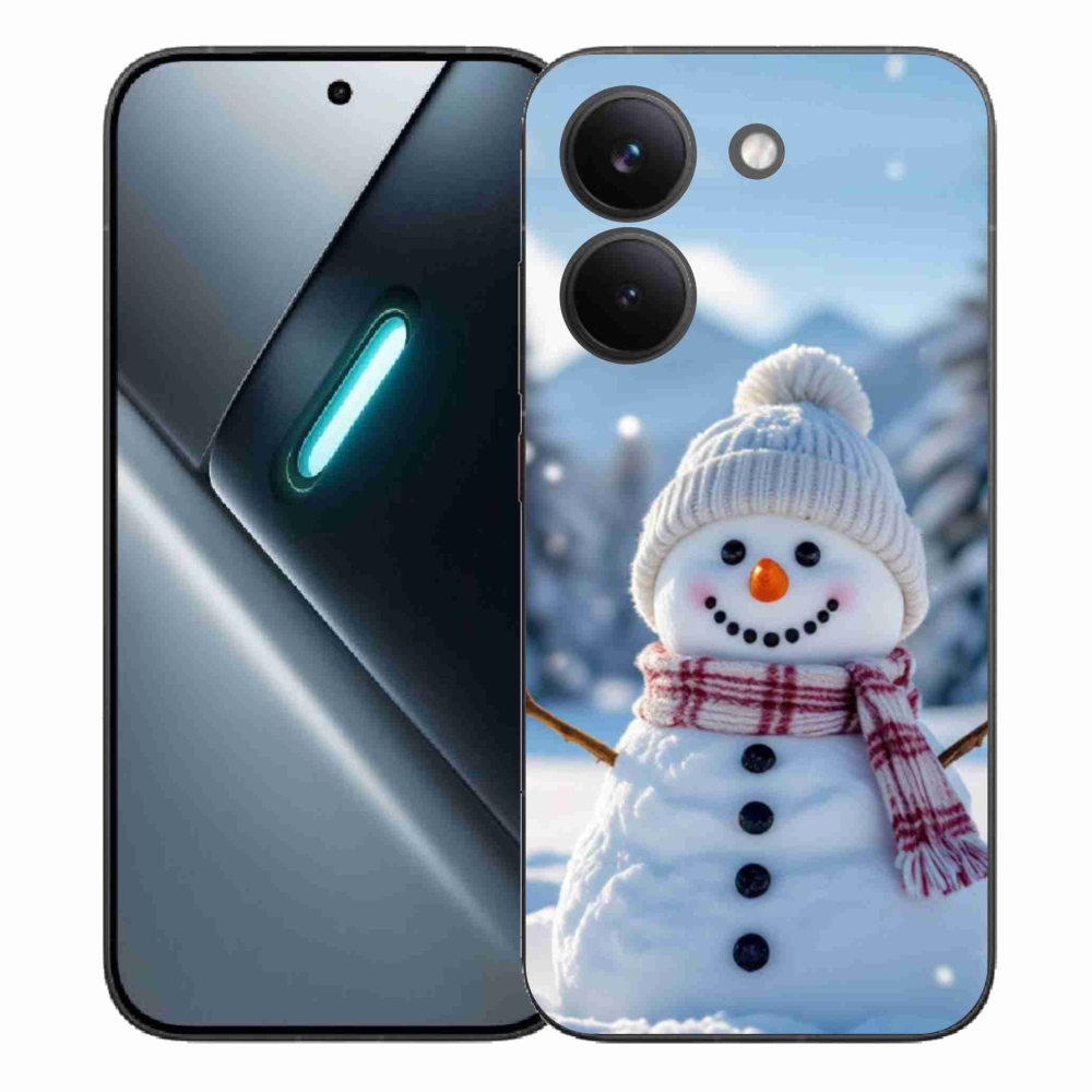 Gél borítás mmCase a Xiaomi Poco X8 Pro számára - hóember 3