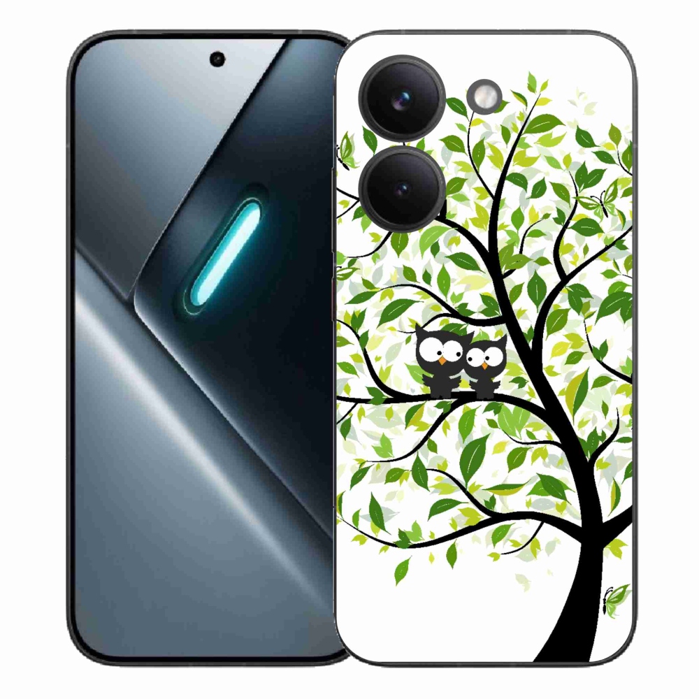 Gél borítás mmCase a Xiaomi Poco X8 Pro számára - baglyok a fán