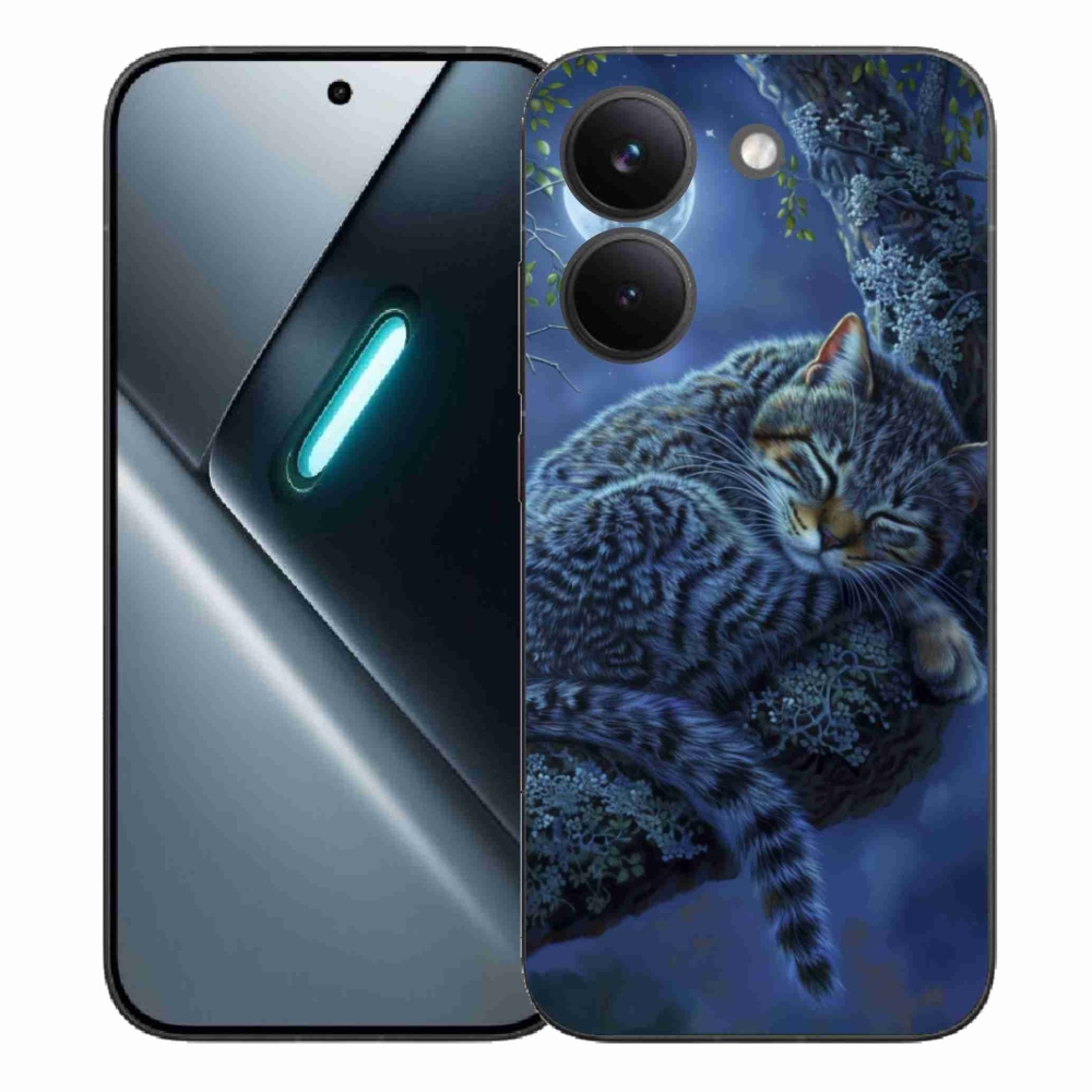 Gél borítás mmCase a Xiaomi Poco X8 Pro számára - alvó macska