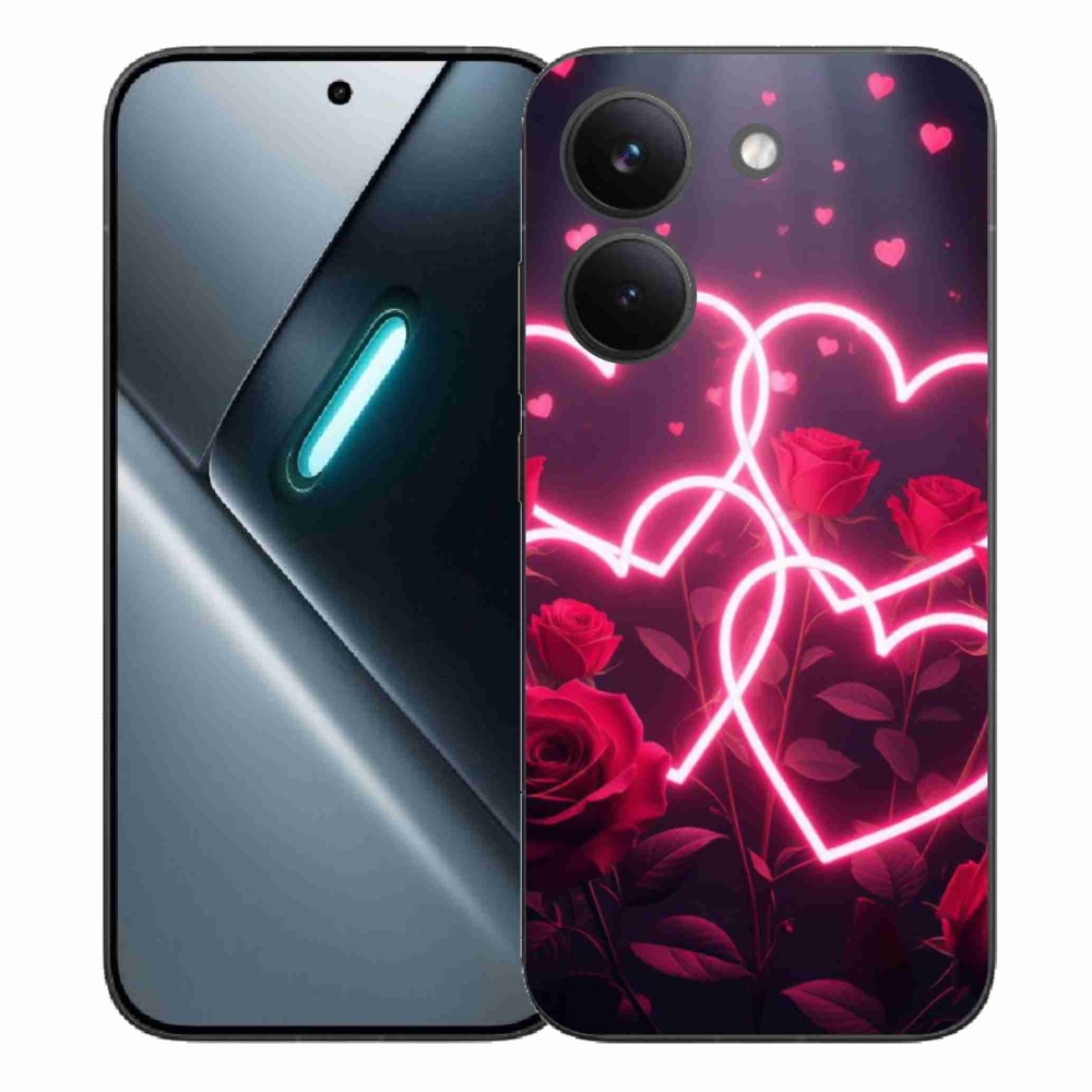 Gél borítás mmCase a Xiaomi Poco X8 Pro számára - a szerelem szíve