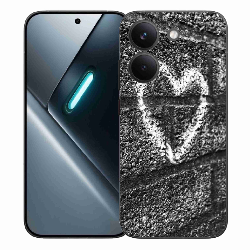 Gél borítás mmCase a Xiaomi Poco X8 Pro számára - szív a falon