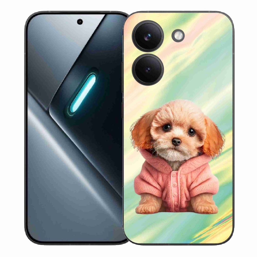 Gél borítás mmCase a Xiaomi Poco X8 Pro számára - pulóveres kiskutya