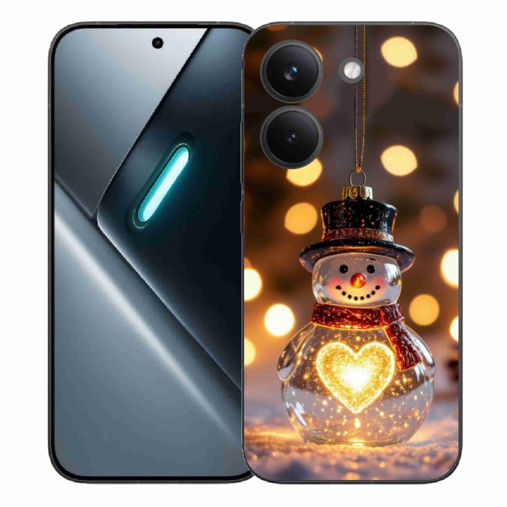 Gél borítás mmCase a Xiaomi Poco X8 Pro számára - Karácsonyi hóember