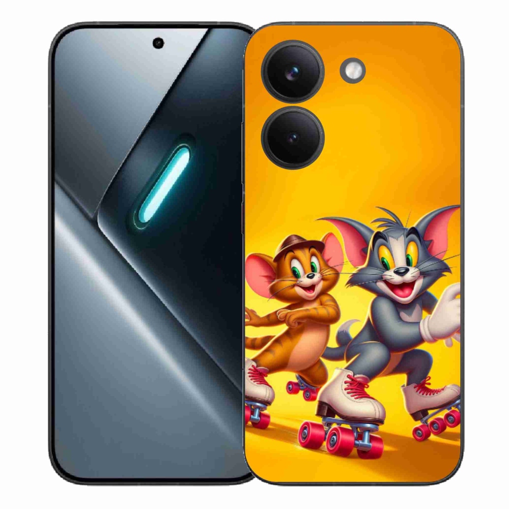 Gél borítás mmCase a Xiaomi Poco X8 Pro számára - tom a jerry