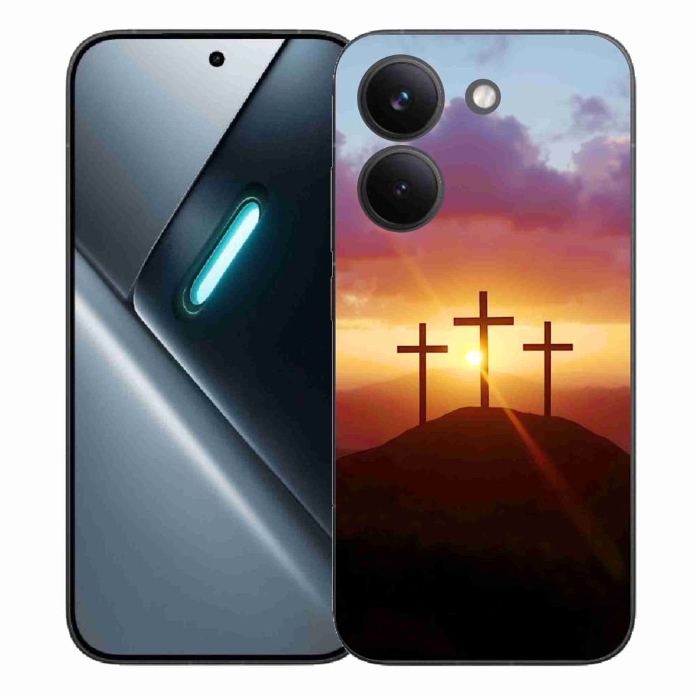 Gél borítás mmCase a Xiaomi Poco X8 Pro számára - három kereszt