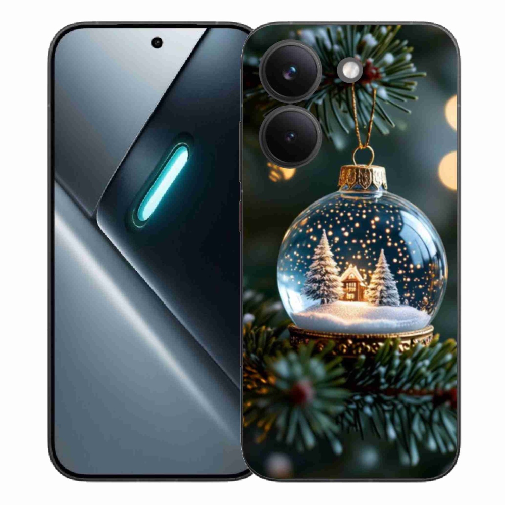 Gél borítás mmCase a Xiaomi Poco X8 Pro számára - Karácsonyi golyók 2