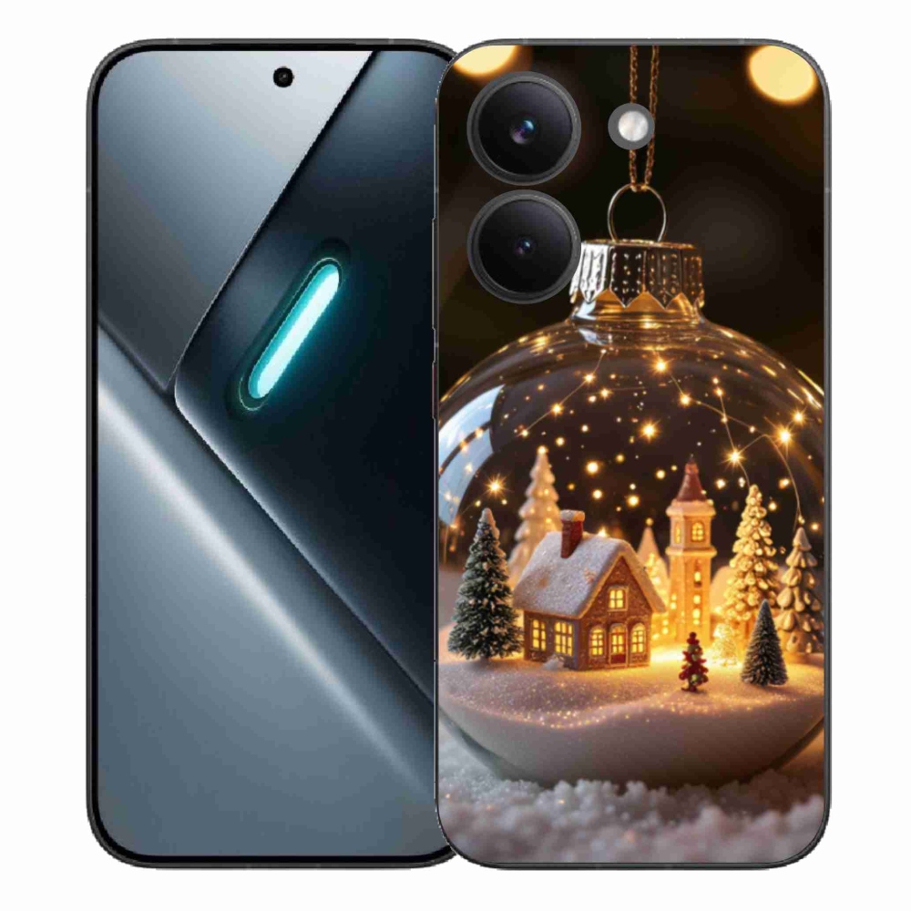 Gél borítás mmCase a Xiaomi Poco X8 Pro számára - Karácsonyi golyók 3