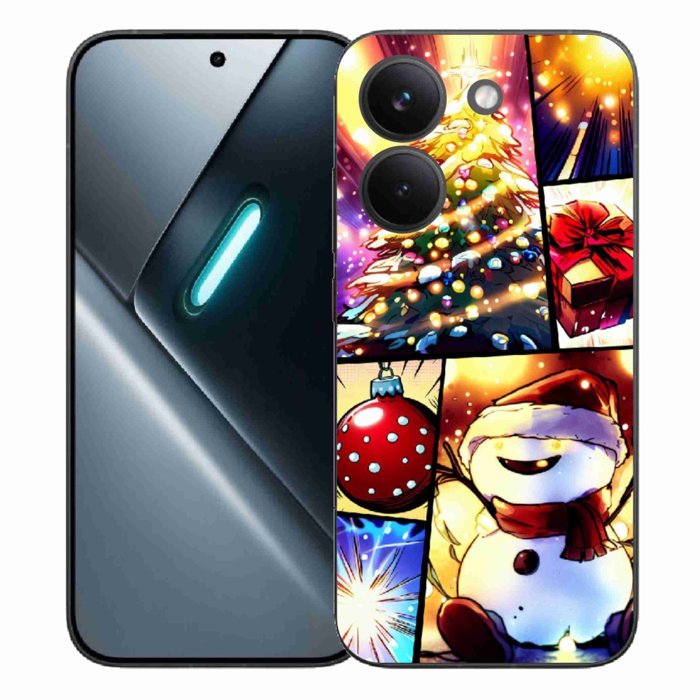 Gél borítás mmCase a Xiaomi Poco X8 Pro készülékhez - karácsonyi motívumok 1