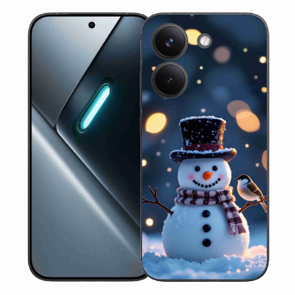Gél borítás mmCase a Xiaomi Poco X8 Pro számára - Karácsonyi hóember