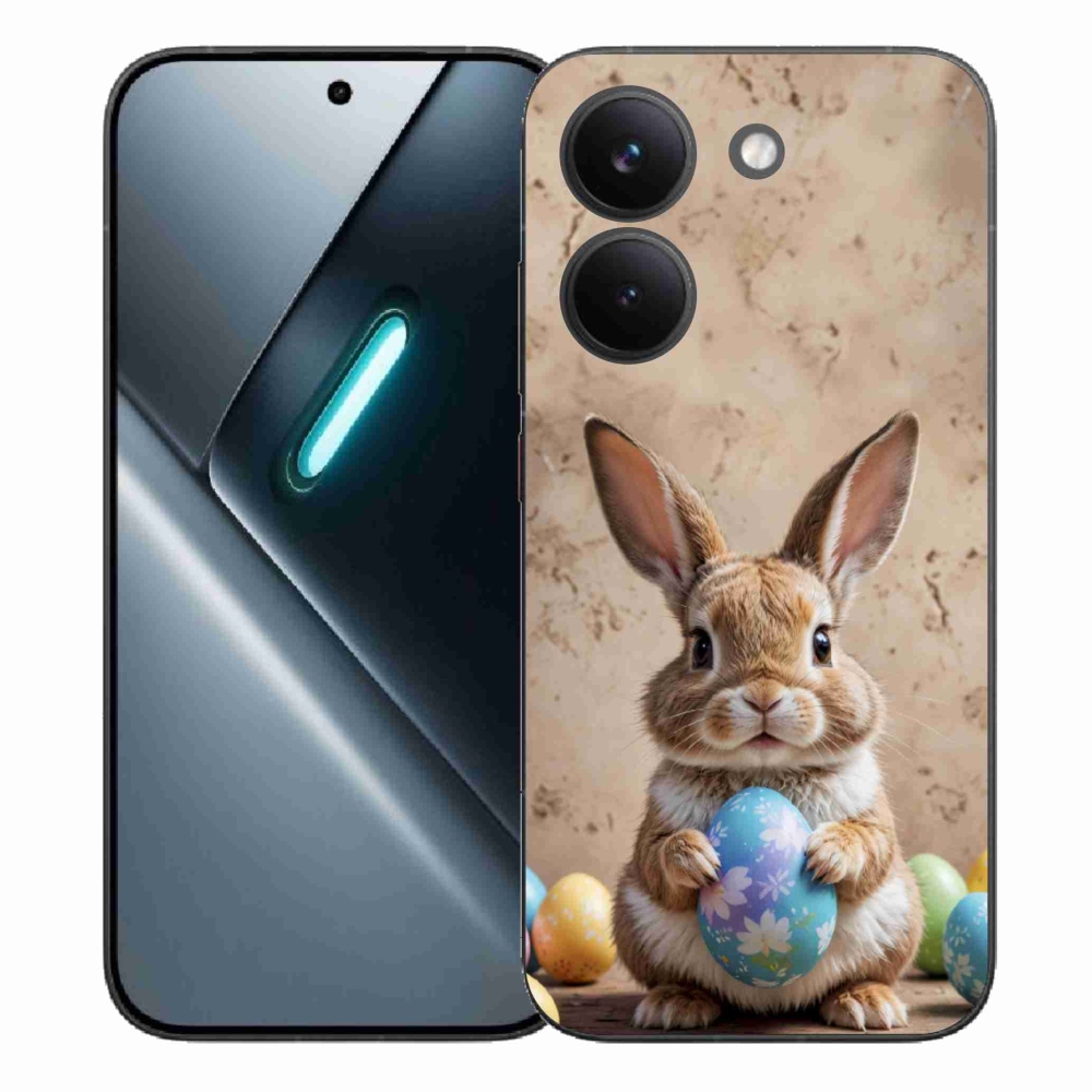 Gél borítás mmCase a Xiaomi Poco X8 Pro számára - Húsvéti nyuszi