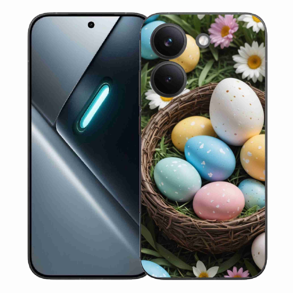 Gél borítás mmCase a Xiaomi Poco X8 Pro számára - Húsvéti tojások 2