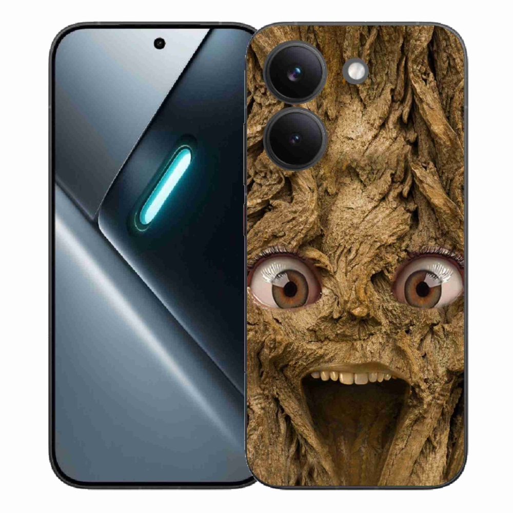 Gél borító mmCase a Xiaomi Poco X8 Pro számára - boldog fa szemekkel