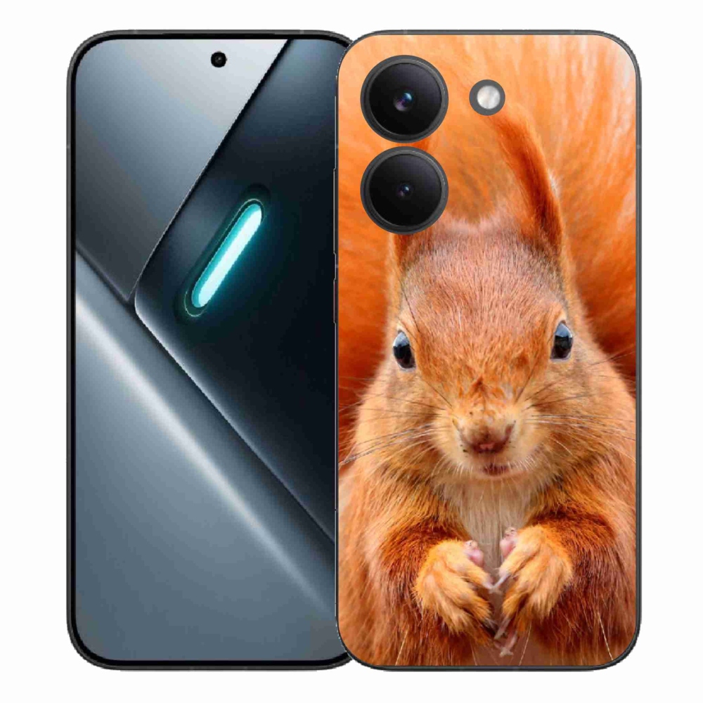 Zselés borítás mmCase a Xiaomi Poco X8 Pro számára - mókus