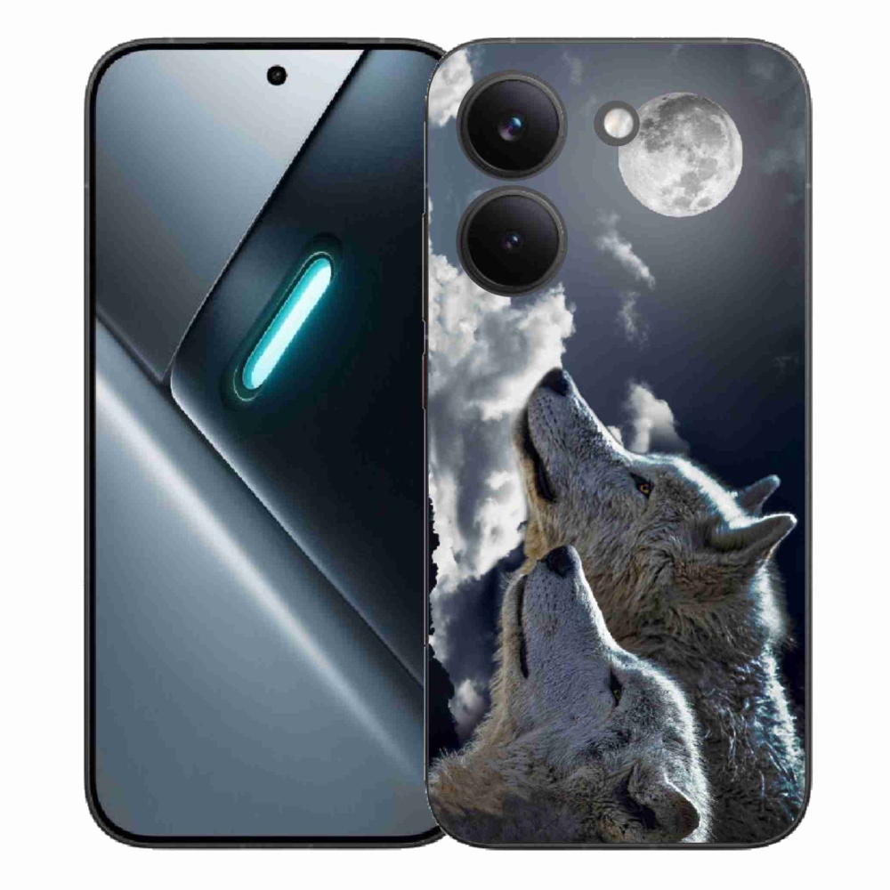 Gél borítás mmCase a Xiaomi Poco X8 Pro számára - farkasok