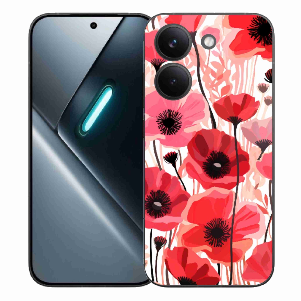 Gél borítás mmCase a Xiaomi Poco X8 Pro készülékhez - mákos 1