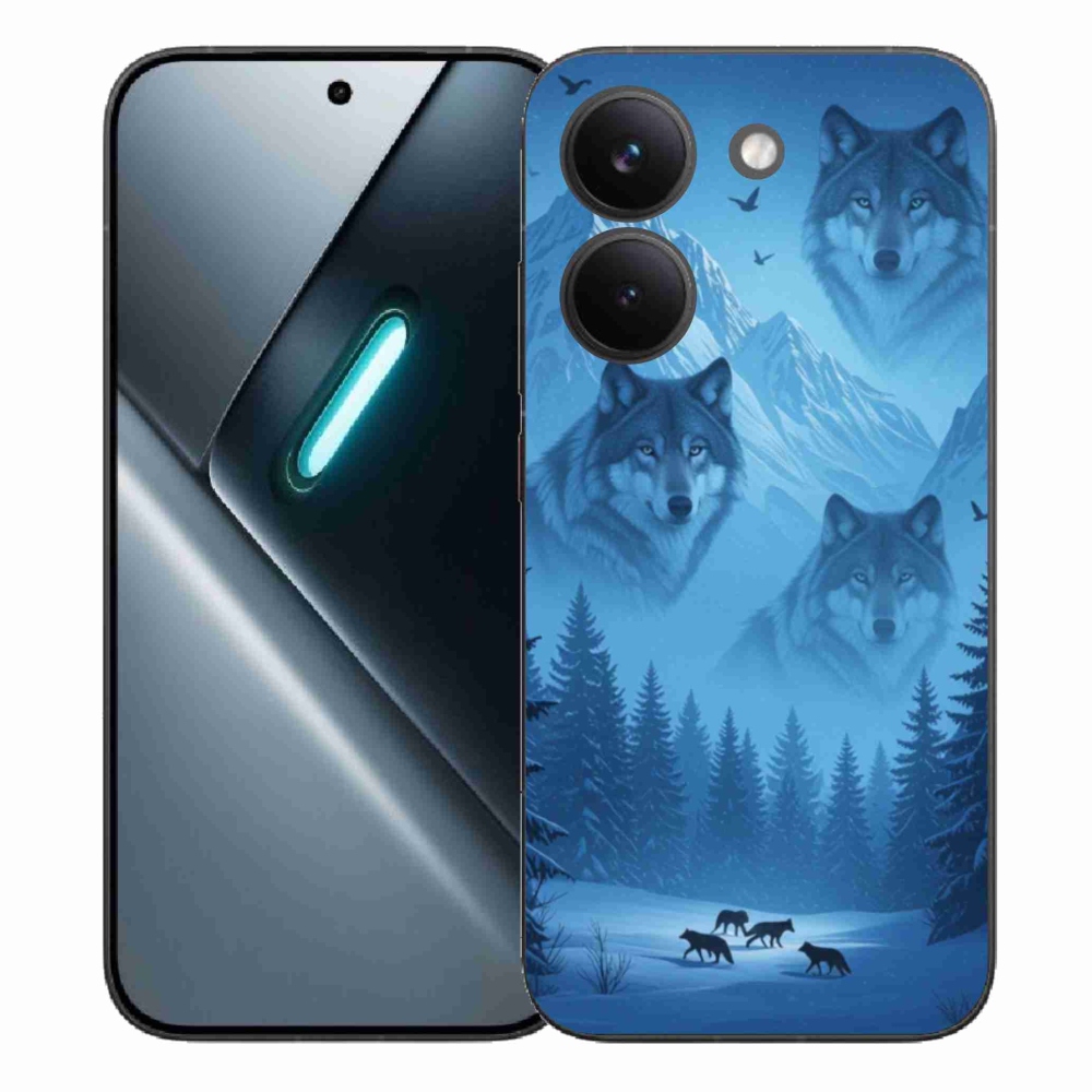 Gél borítás mmCase a Xiaomi Poco X8 Pro számára - farkas csomag