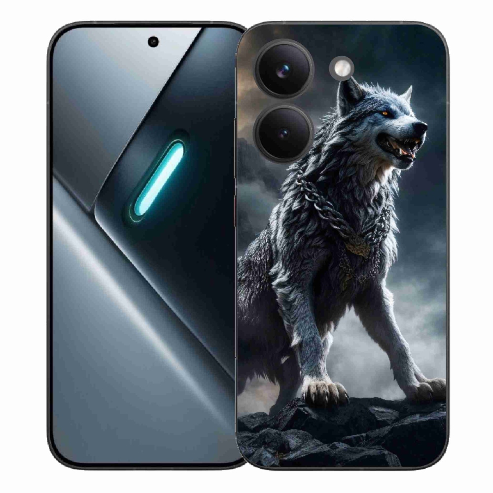 Gél borítás mmCase a Xiaomi Poco X8 Pro számára - farkas 1