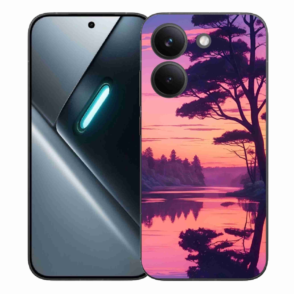 Gél borítás mmCase a Xiaomi Poco X8 Pro számára - naplemente a tó felett