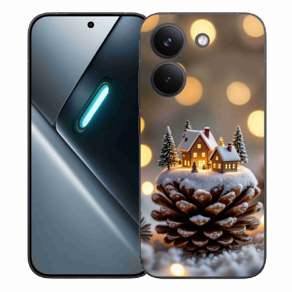 Gél borítás mmCase a Xiaomi Poco X8 Pro számára - téli falu