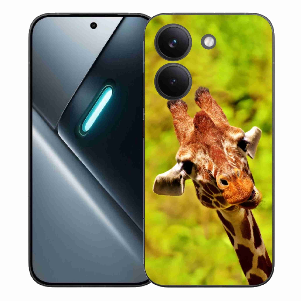 Gél borítás mmCase a Xiaomi Poco X8 Pro számára - zsiráf