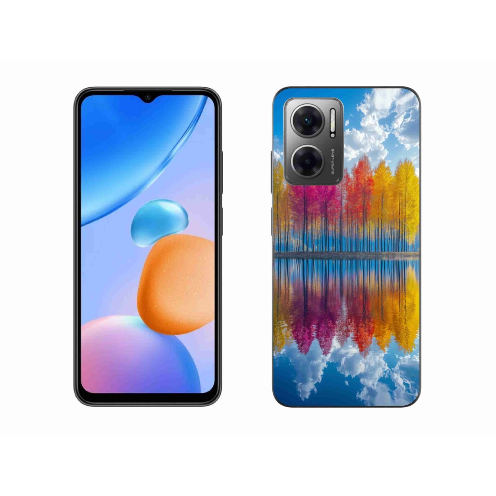 Gél borító mmCase a Xiaomi Redmi 10 5G-hez - színes fák