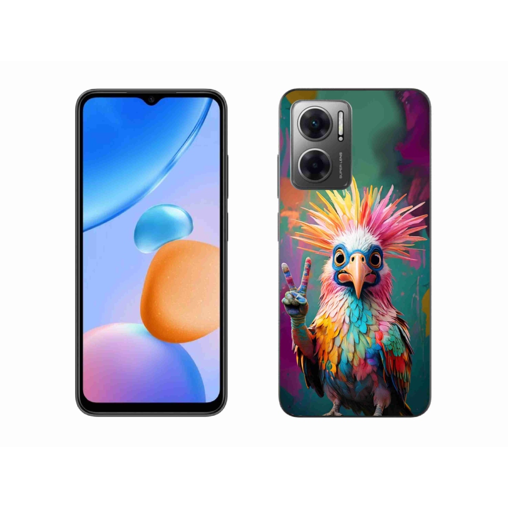 Gél borítás mmCase a Xiaomi Redmi 10 5G készülékhez - színes lázadó