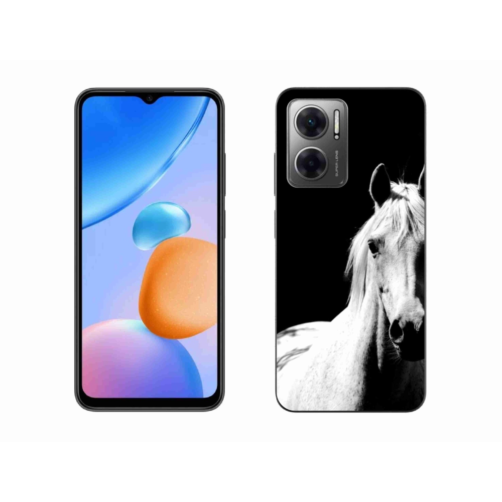 Gél borítás mmCase a Xiaomi Redmi 10 5G - fehér ló 5