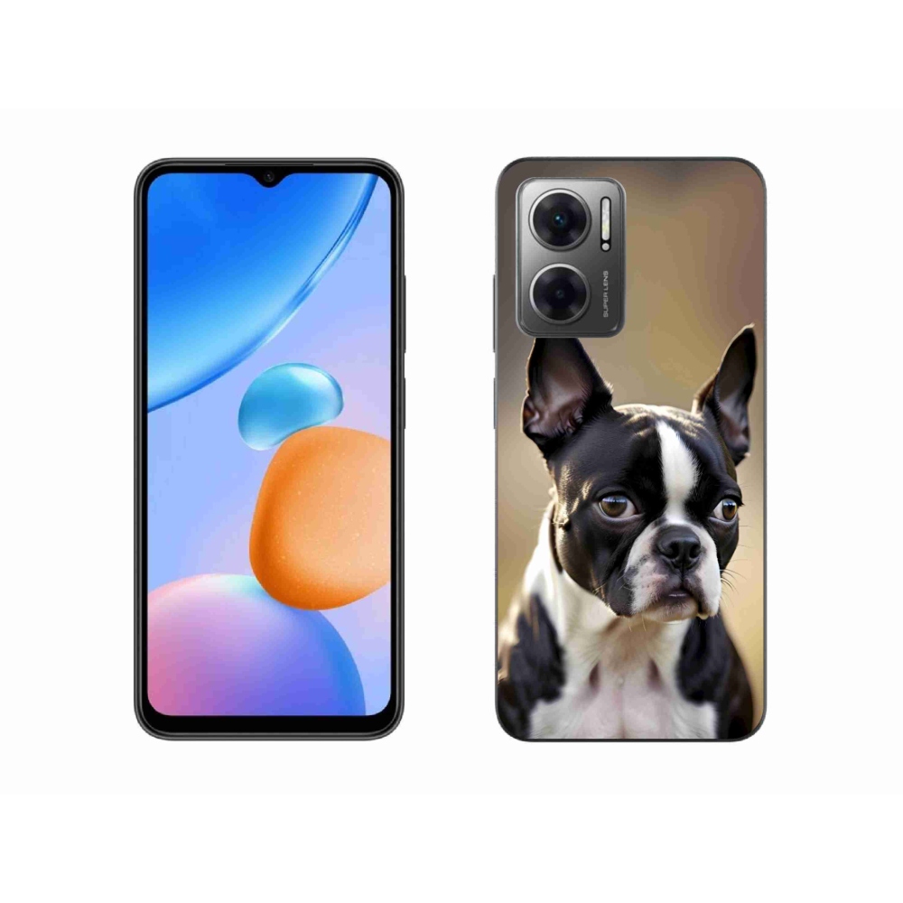 Gél borítás mmCase a Xiaomi Redmi 10 5G készülékhez - Boston Terrier