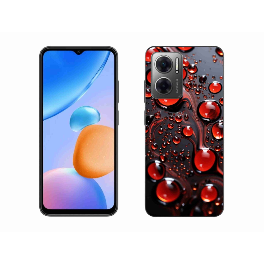 Gél borítás mmCase a Xiaomi Redmi 10 5G-hez - piros csepp 2