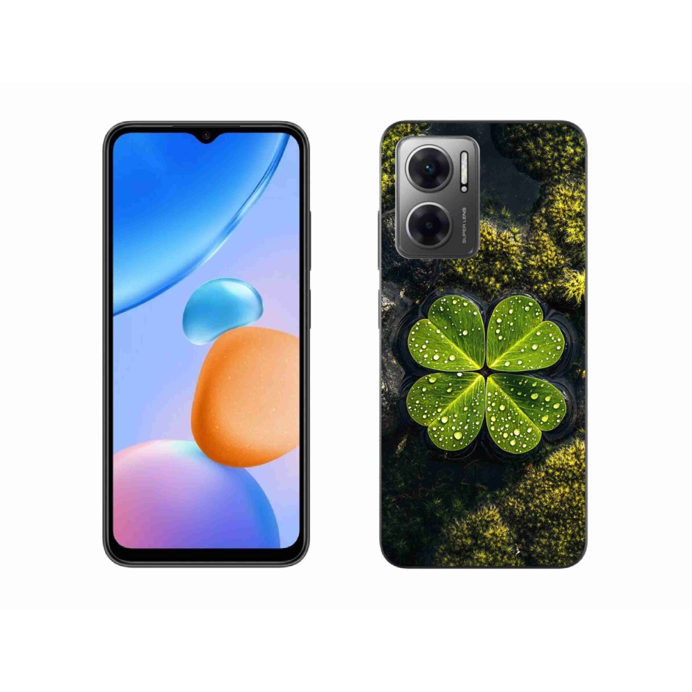 Gél borító mmCase a Xiaomi Redmi 10 5G-hez - négylevelű lóhere
