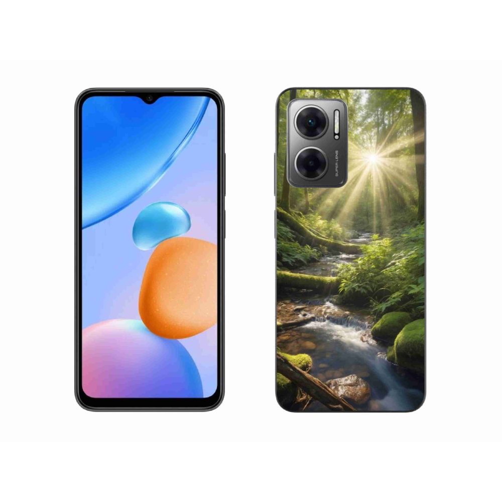 Gél borító mmCase a Xiaomi Redmi 10 5G számára - az erdő mélysége