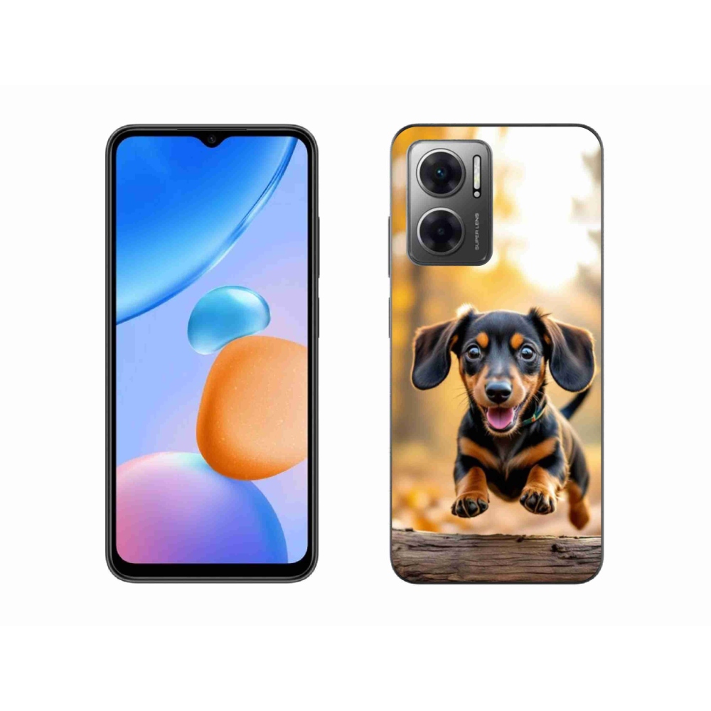 Gél borítás mmCase a Xiaomi Redmi 10 5G-hez - tacskó 2